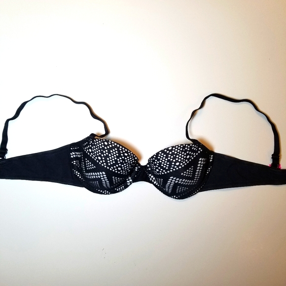 La Senza Remix Balconette Bra Black & White - Picture 2 of 4